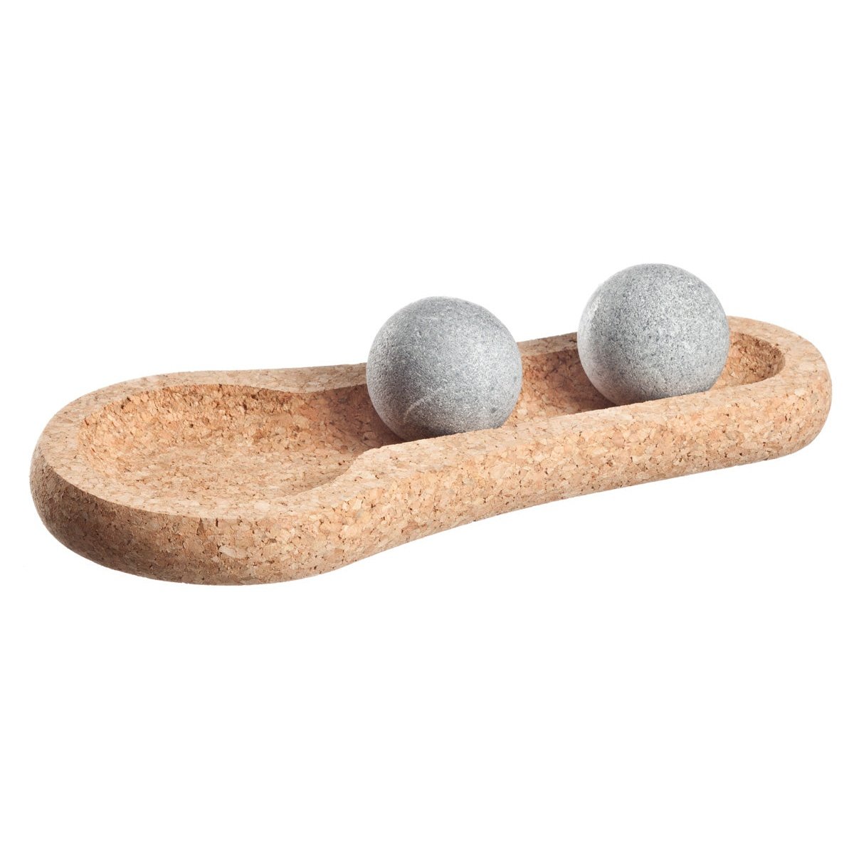 HUKKA Solejoy – Fussmassage-Set mit 2 Steinkugeln