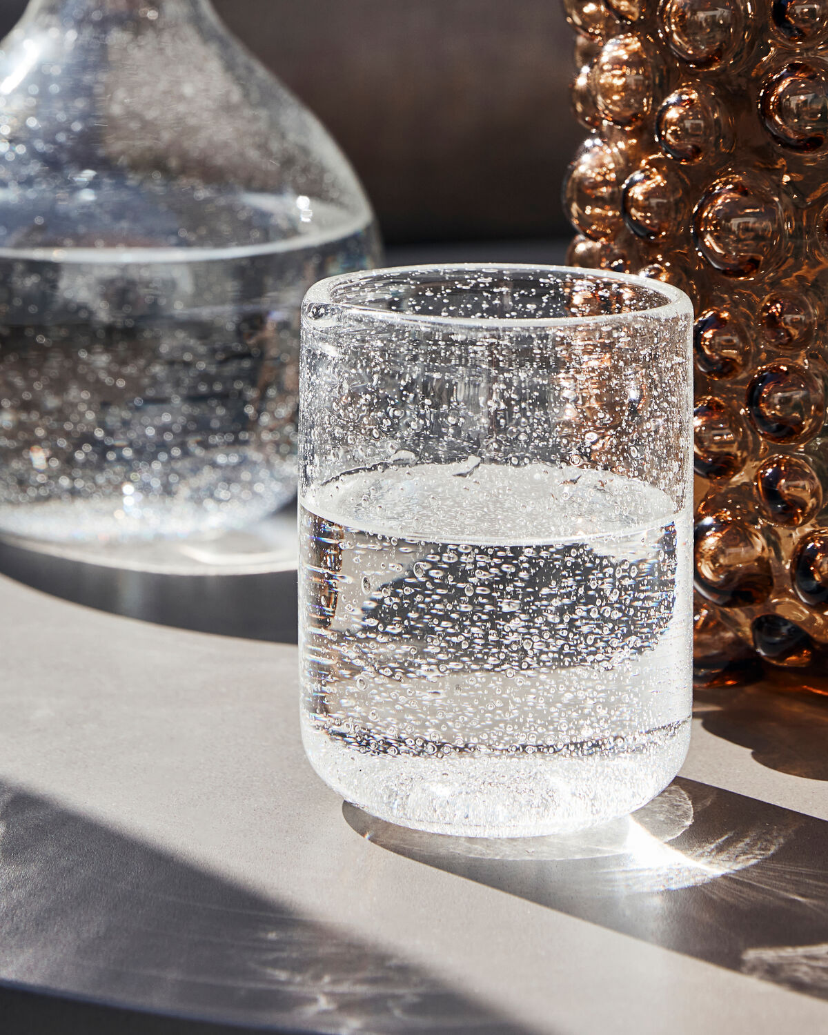 House Doctor Glas Rich – Klar – H: 11 cm, dia L: 8.5 cm