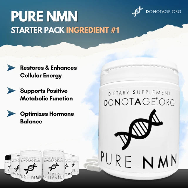 Longevity Starter Pack – 6 Wirkstoffe für Energie, Fokus & Zellgesundheit