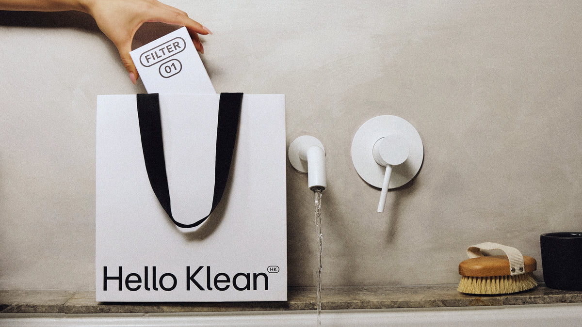 Hello Klean Shower Filter 2.0 Beige