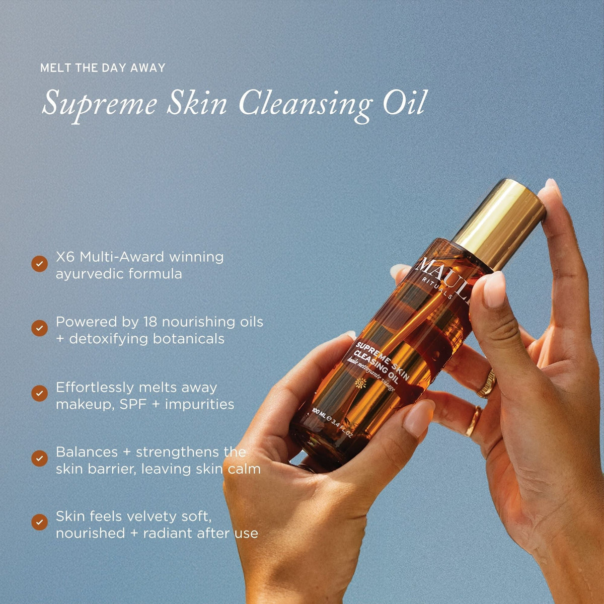 MAULI RITUALS Supreme Skin Duo – Reinigungsöl & Serum – Produktansicht 2