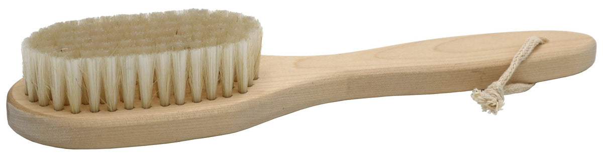 Saunabürste mit Birkenholzstiel 29 cm – Produktansicht