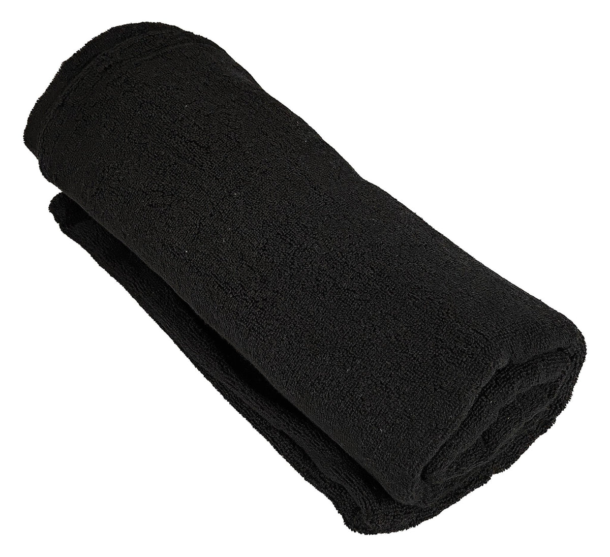 Gesichtshandtuch Leinenfrottee 50 × 70 cm – Schwarz – Produktansicht