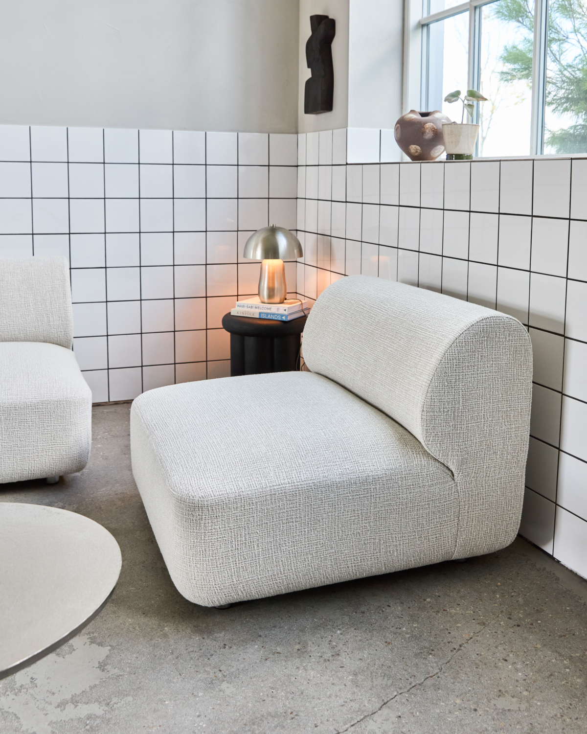 House Doctor Sofa Feel – 1 seater, Off-White – L: 95 cm, B: 95 cm, H: 75 cm