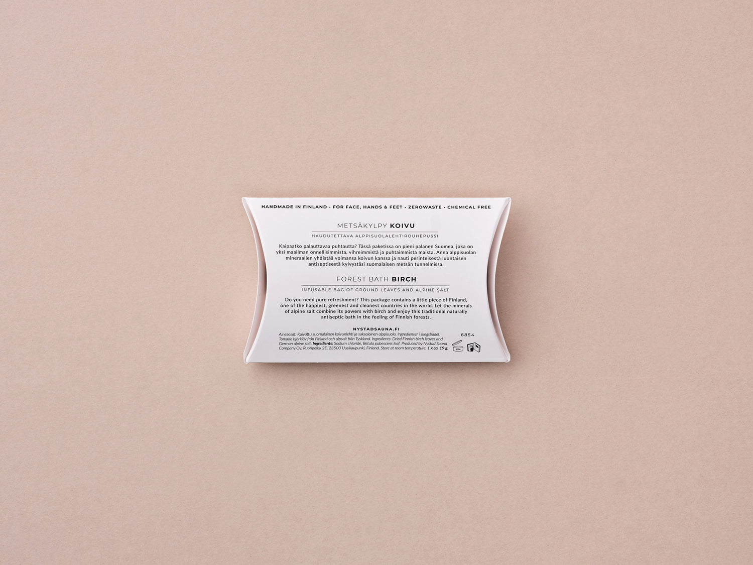 Bain de forêt biologique au bouleau