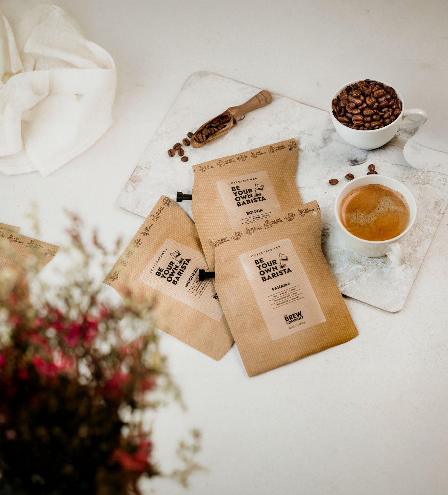 Brasseur de café brésilien