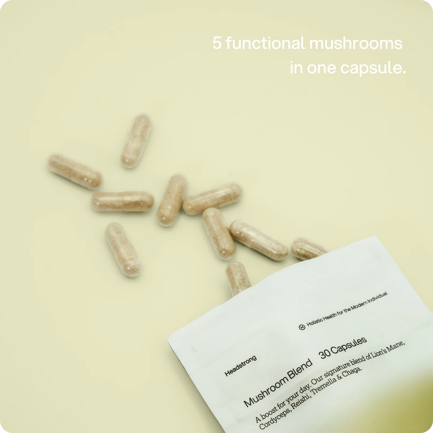 Mushroom Blend – 2,500 mg Capsules