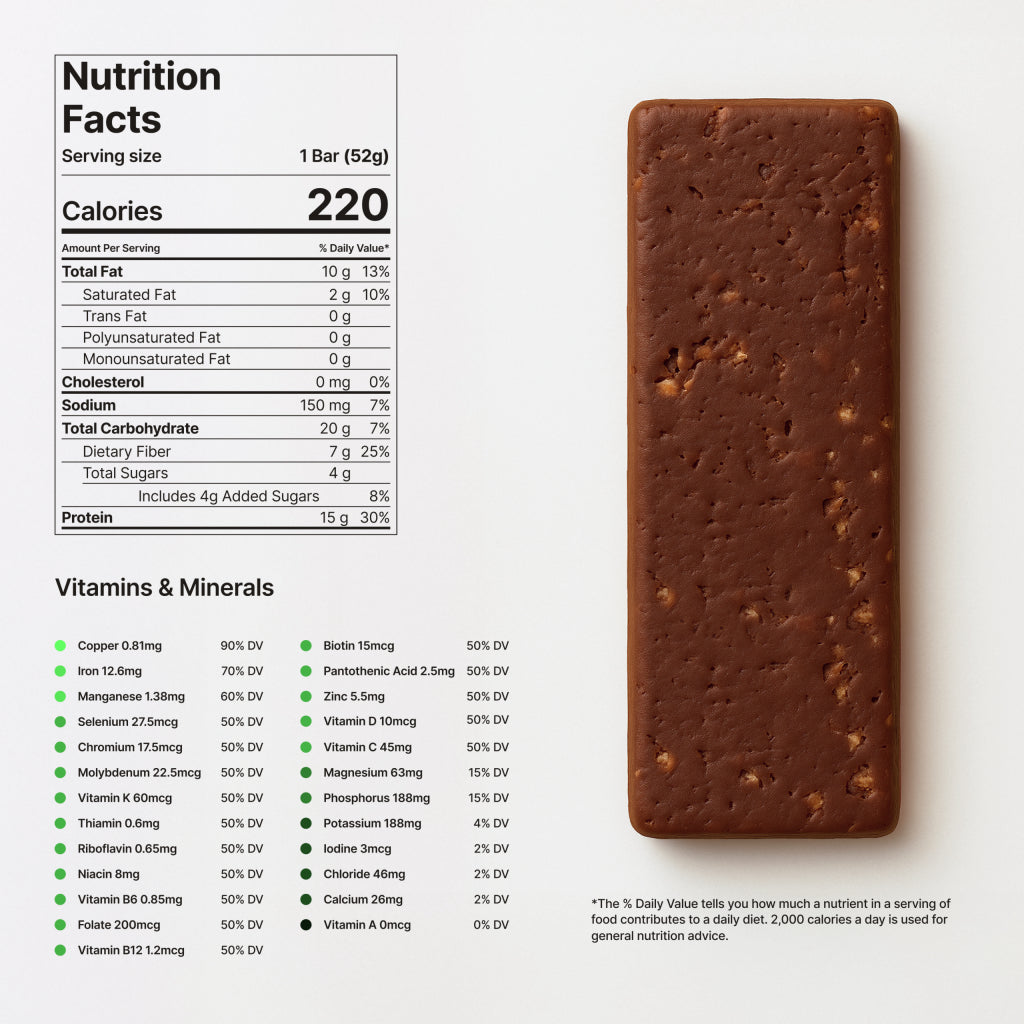 Salted Chocolate Crunch Longevity Bar