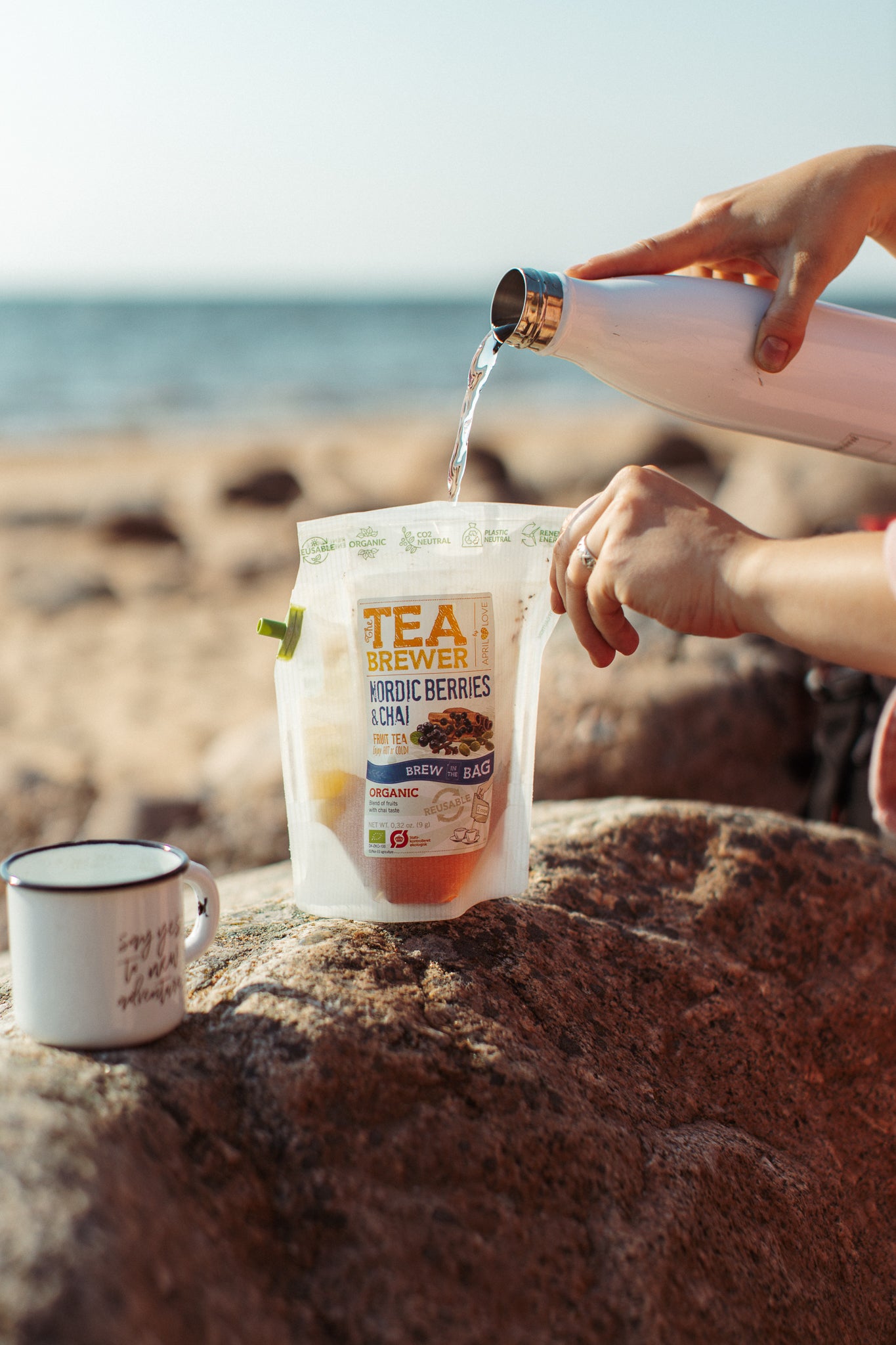 Blueberry Mint Tea Brewer