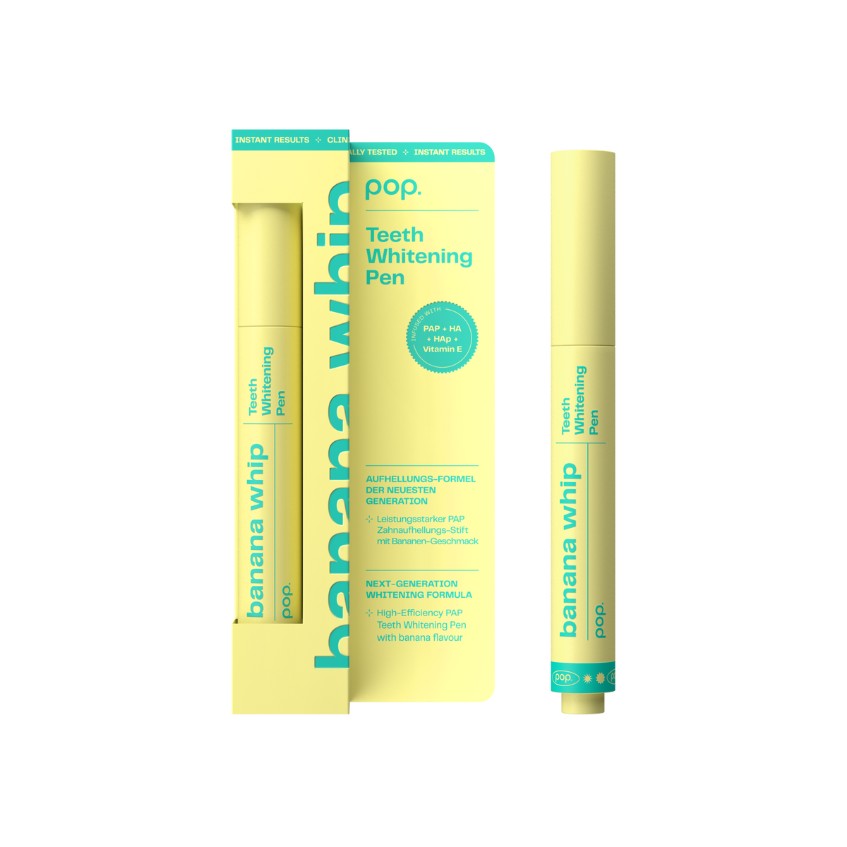 Pop Teeth Whitening Pen Banana Whip