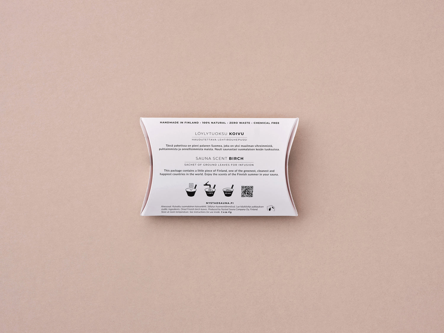 Organic sauna infusion birch