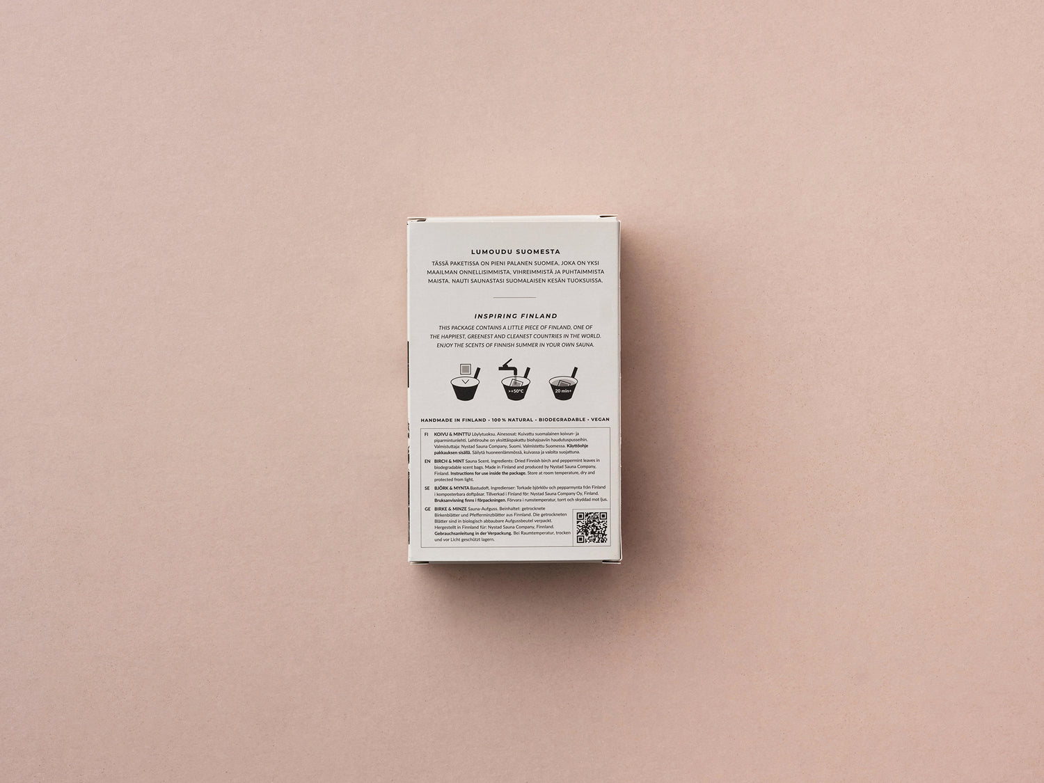 Organic Sauna Infusion Birch & Peppermint 3-pack