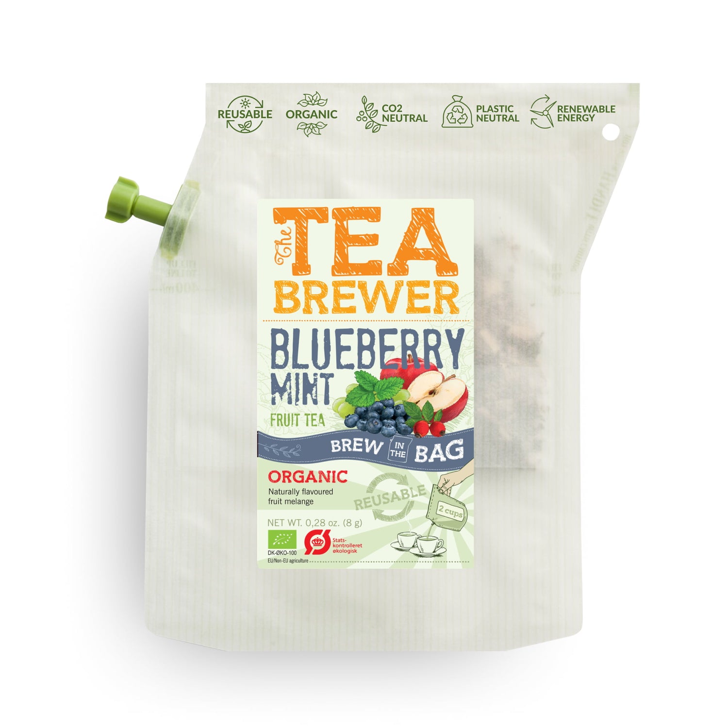 Blueberry Mint Tea Brewer