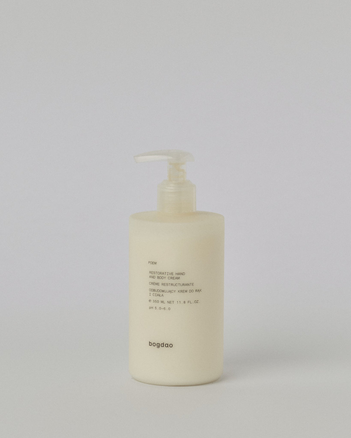 Hand- und Bodylotion Poem – BOGDAO Produktaufnahme