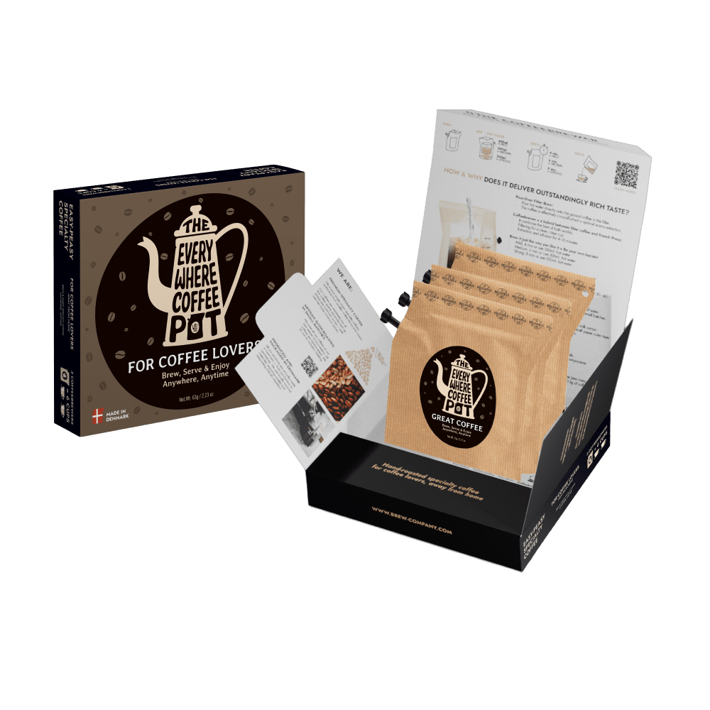Coffee Pot – Kaffee-Geschenkset, 3 Stück – Detailansicht