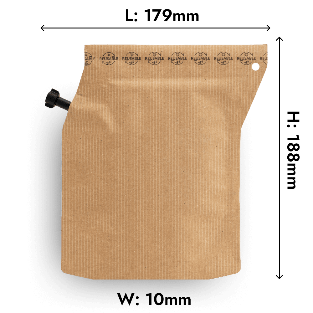 Leerer Coffeebrewer – Aufbrühbeutel für Kaffee – Detailansicht