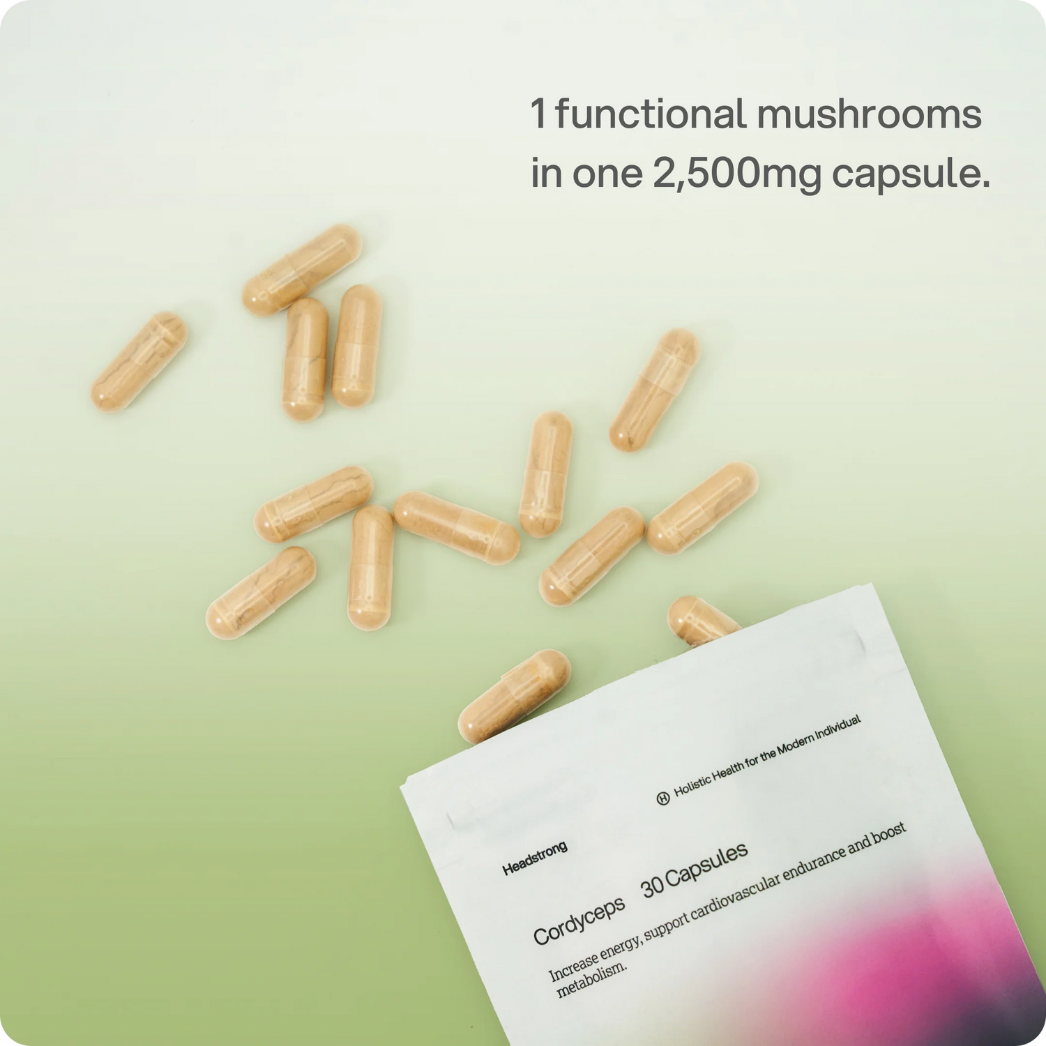 Cordyceps 2,500 mg capsules