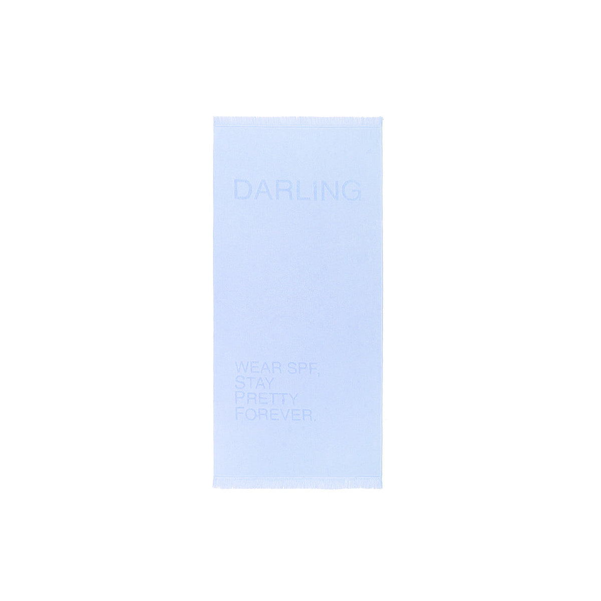 DARLING BLUE D BEACH TOWEL – Strandtuch 75 × 160 cm