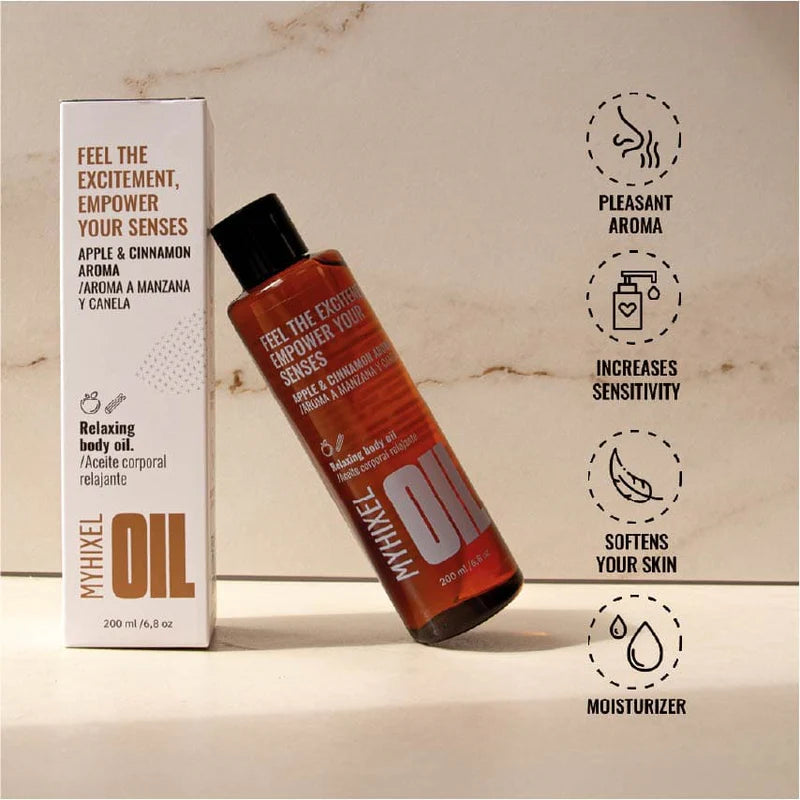 MYHIXEL Oil für Männer (200 ml) – Natürliche Hautpflege & Intim-Massageöl