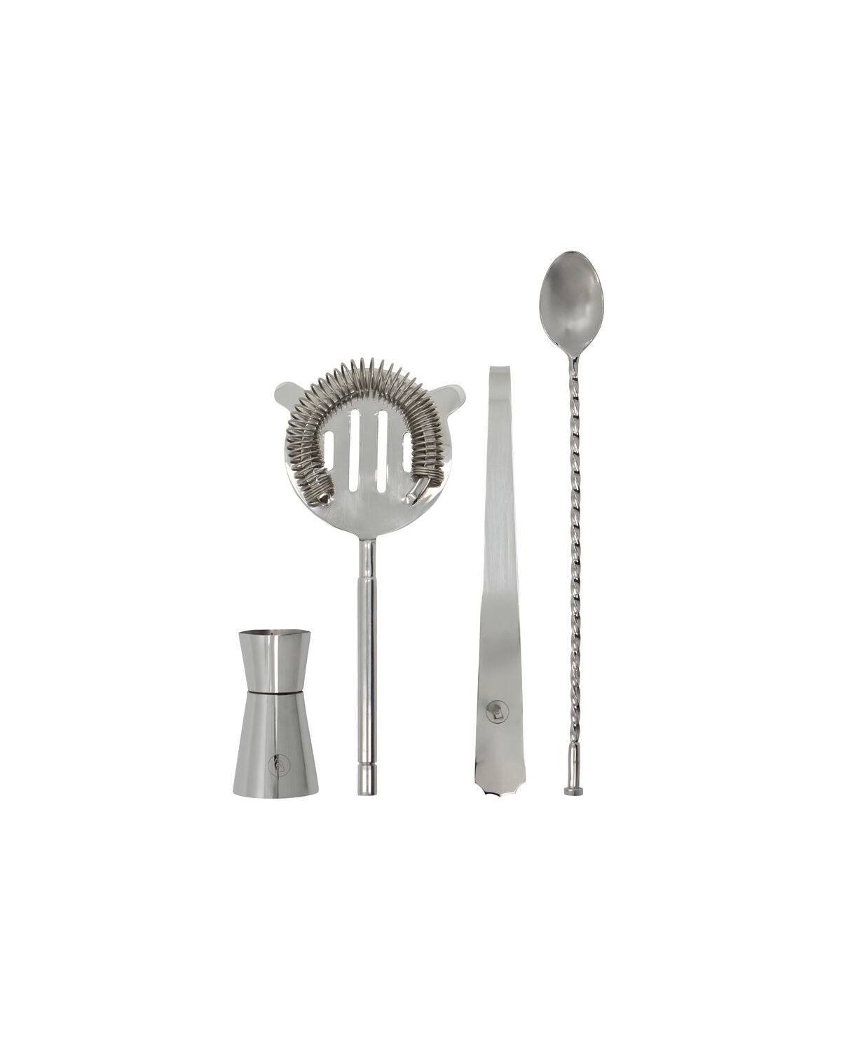 House Doctor Kett Cocktail-Set Silber, 4-teilig