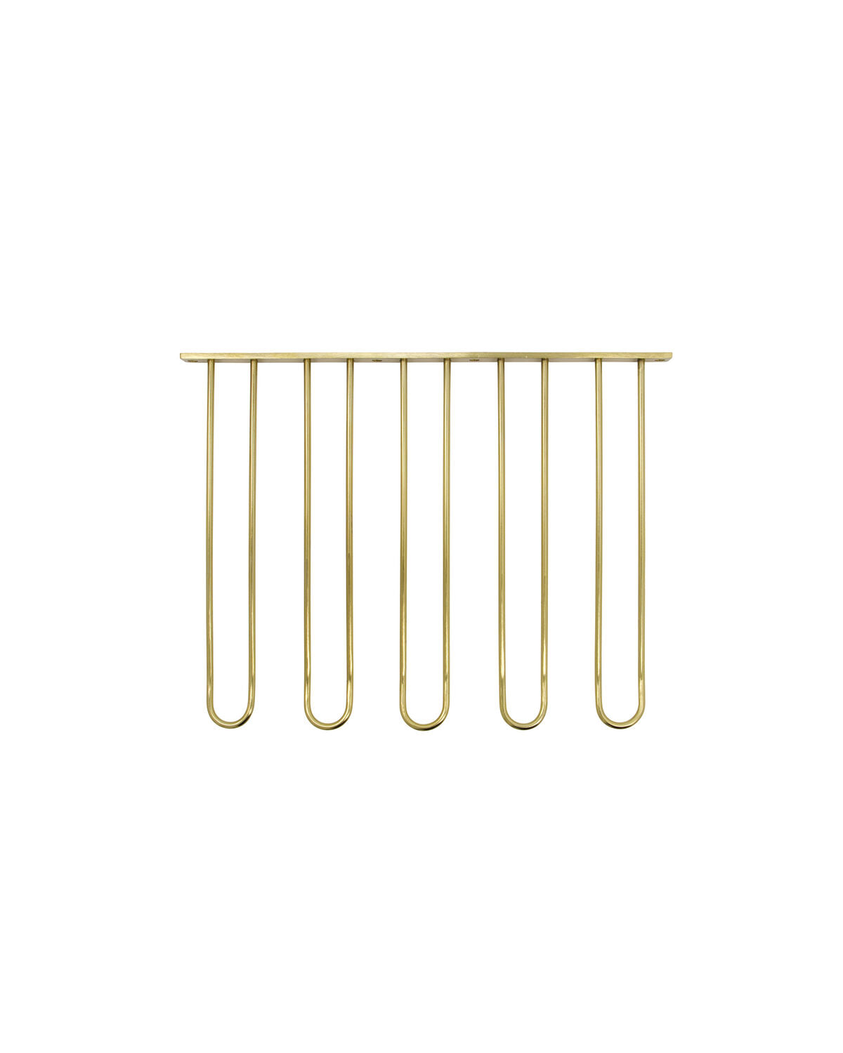 House Doctor Stilio Weinglashalter Antik-Gold, 40 cm