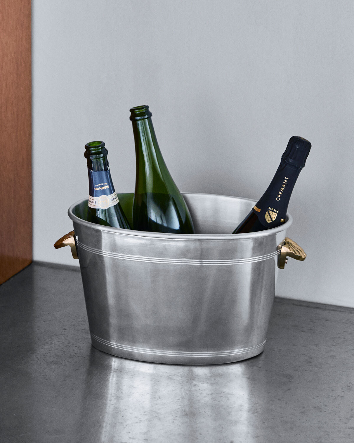 House Doctor Vind Weinkühler Antik-Silber, 36 cm – Ansicht 5