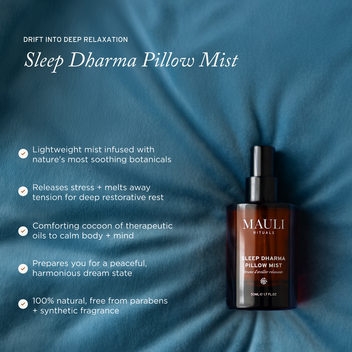 Mauli Rituals Sleep Dharma Pillow Mist