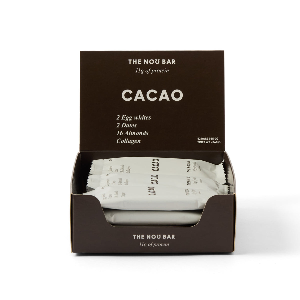 THE NO BAR Cacao – Verpackung, Detail oder Markenmoment