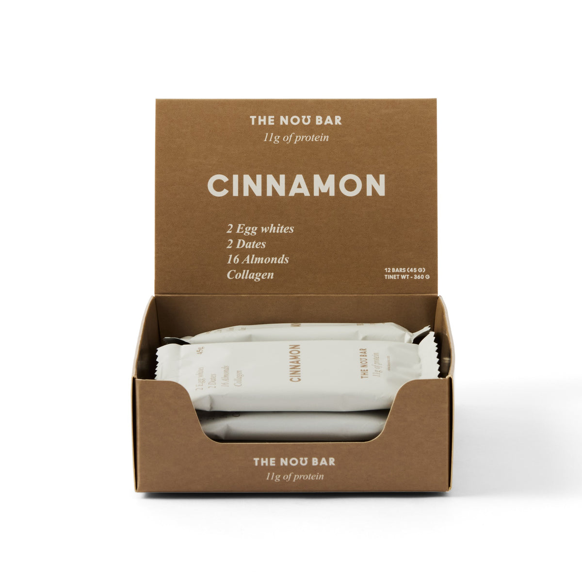 THE NO BAR Cinnamon – Verpackung, Detail oder Markenmoment