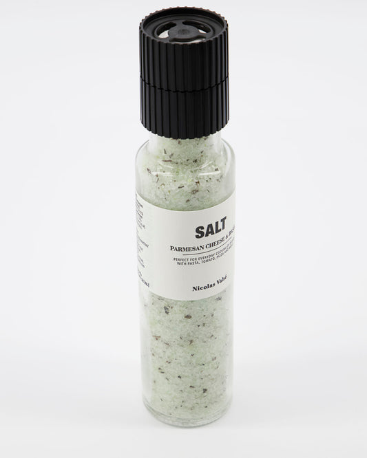 Nicolas Vahé Salt Mill with Parmesan &amp; Basil