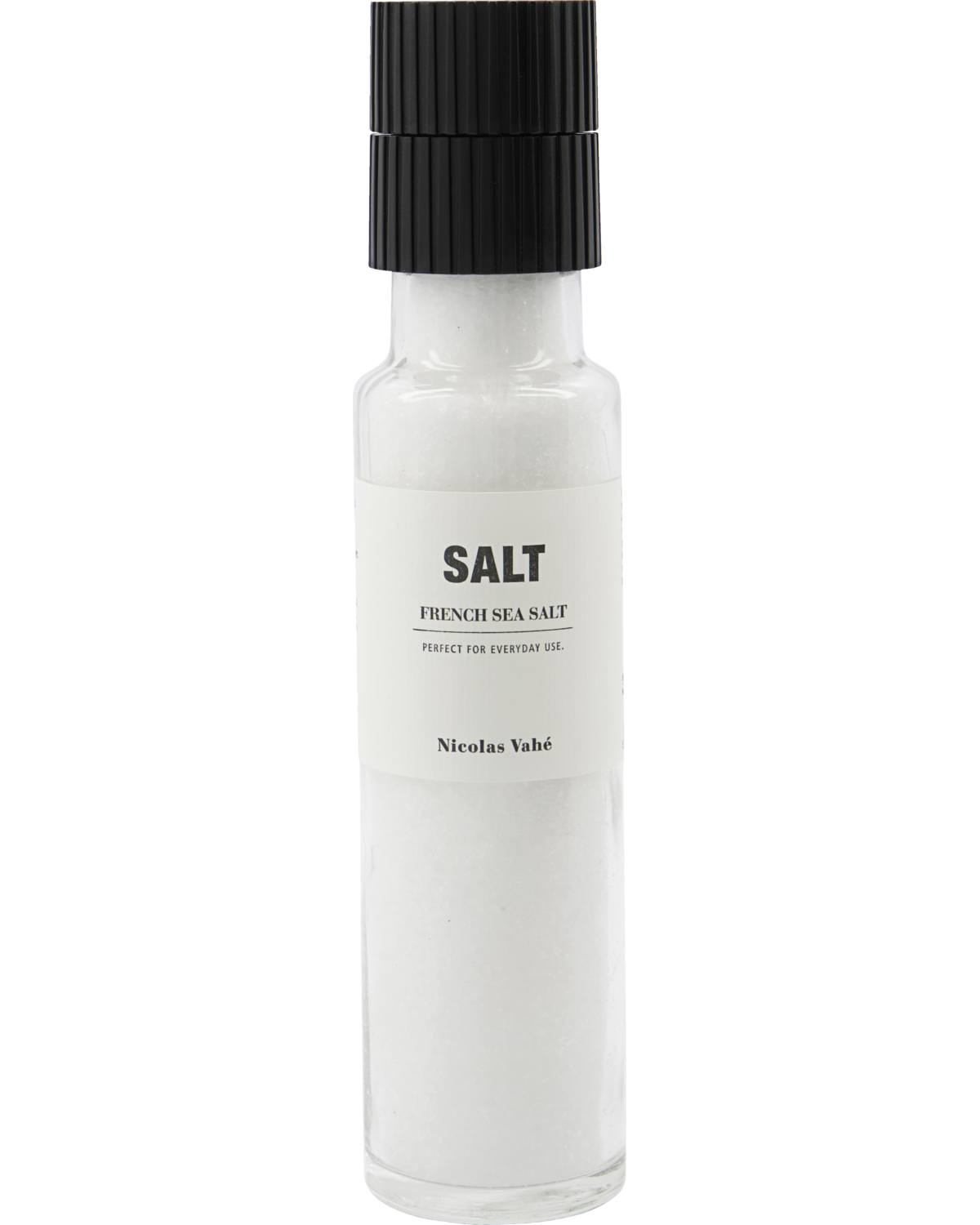 Salt mill with sea salt