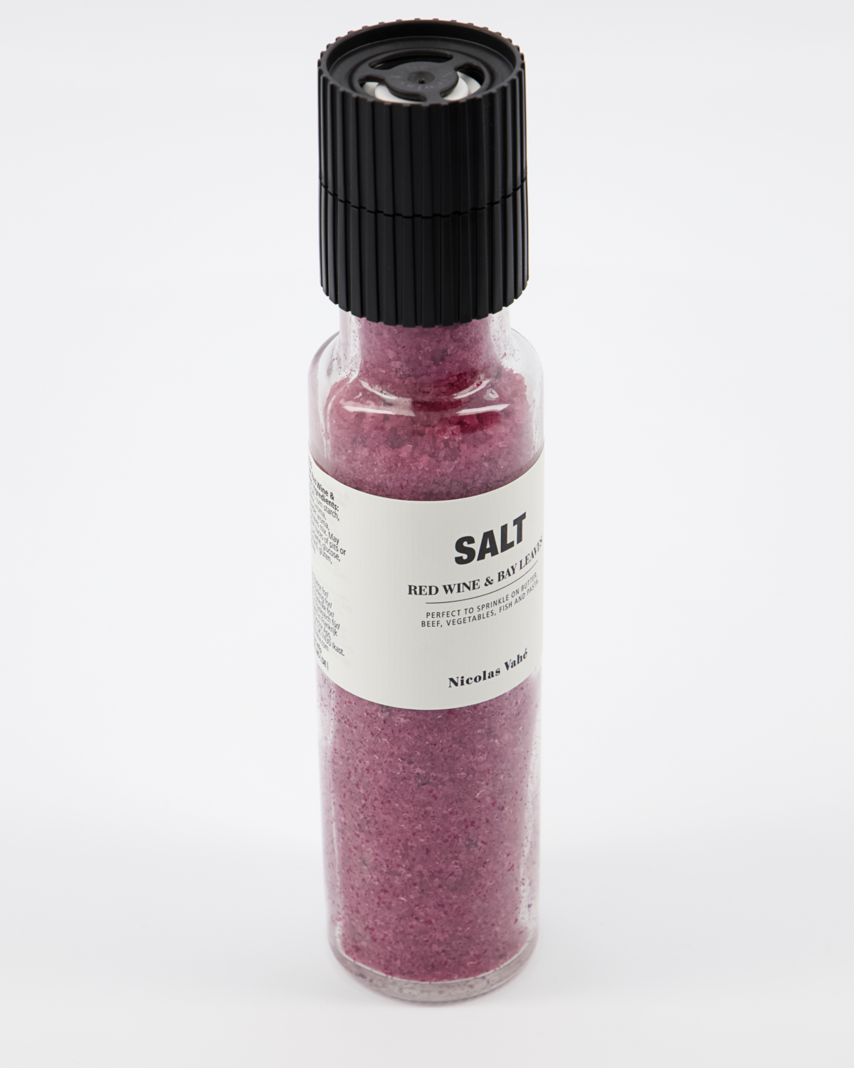 Salz mit Rotwein und Lorbeerblättern