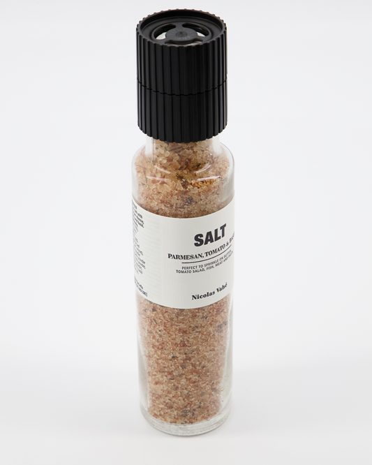 Nicolas Vahé Salt Mill with Parmesan and Tomato Basil