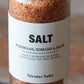 Salzmühle mit Parmesan und Tomatenbasilikum