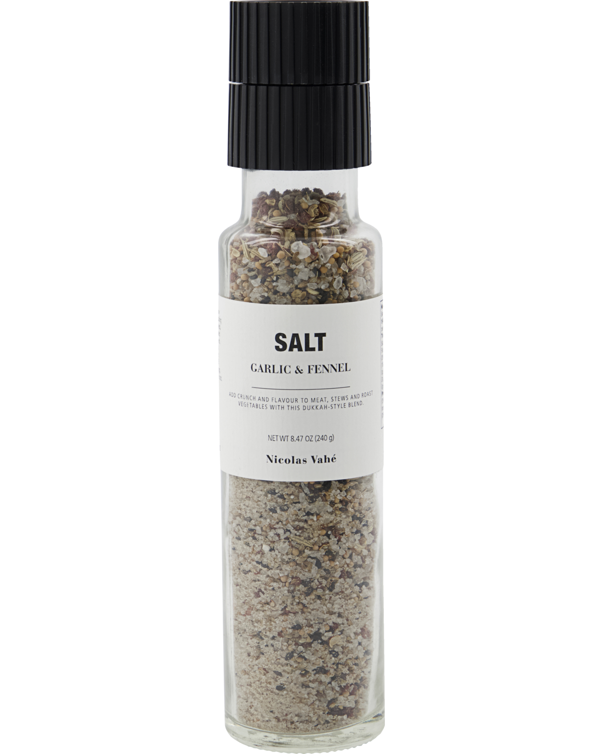 Nicolas Vahé Salt Mill with Garlic and Fennel
