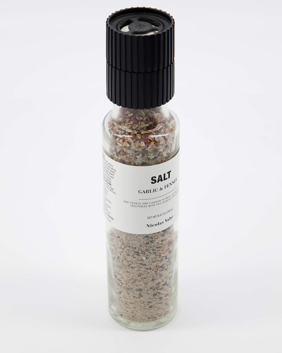 Nicolas Vahé Salt Mill with Garlic and Fennel