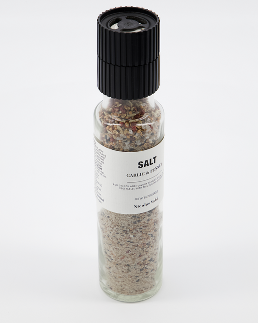 Nicolas Vahé Salt Mill with Garlic and Fennel