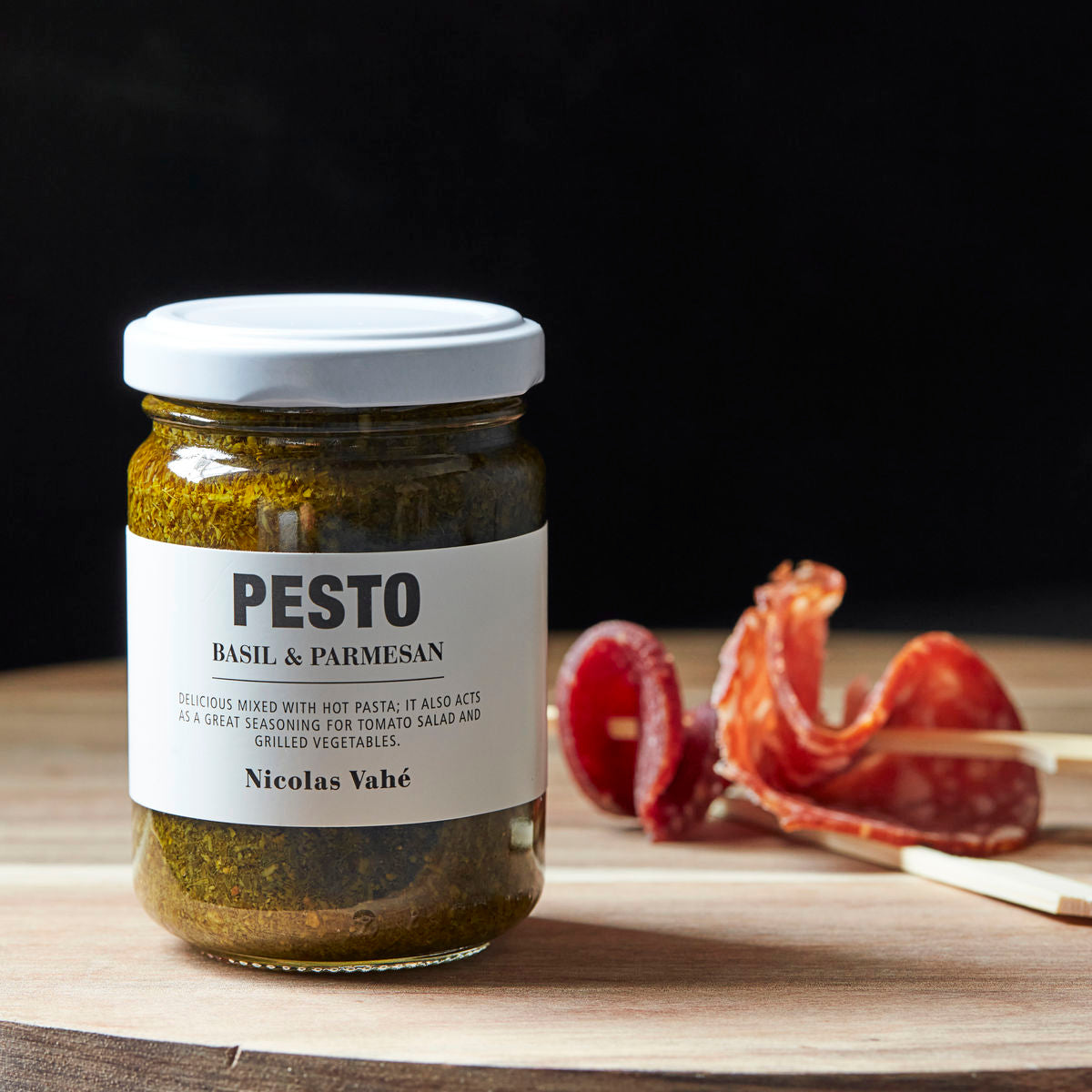 Pesto au basilic et Parmigiano Reggiano