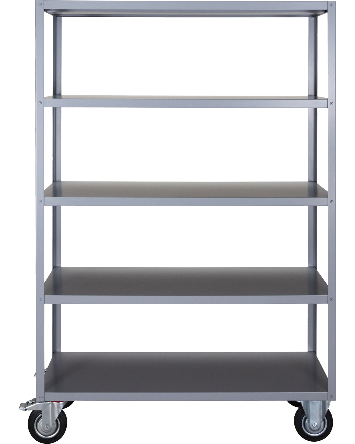 Shelving unit w. 4 wheels, NVTrolley, Gray