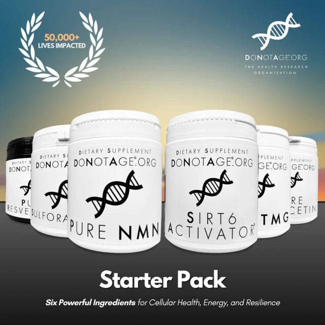 Longevity Starter Pack – 6 Wirkstoffe für Energie, Fokus & Zellgesundheit