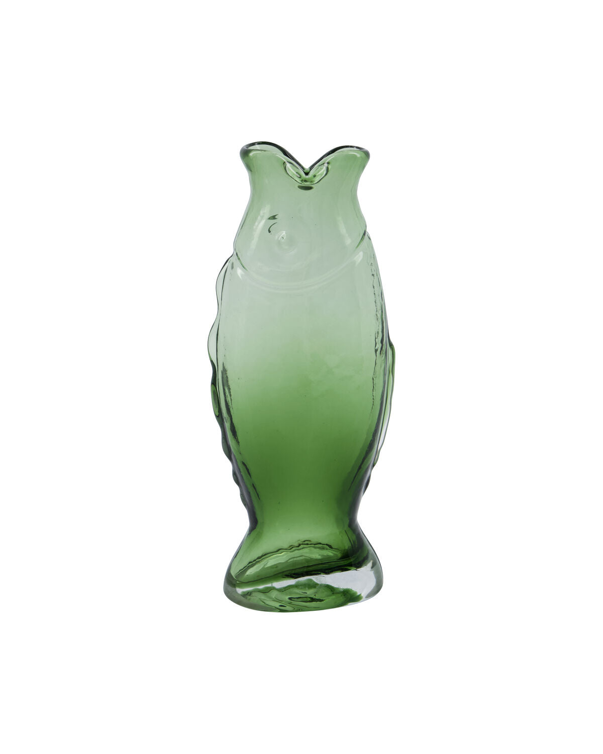 House Doctor Vase Fish – Grün – L: 11 cm, B: 7 cm, H: 27.5 cm