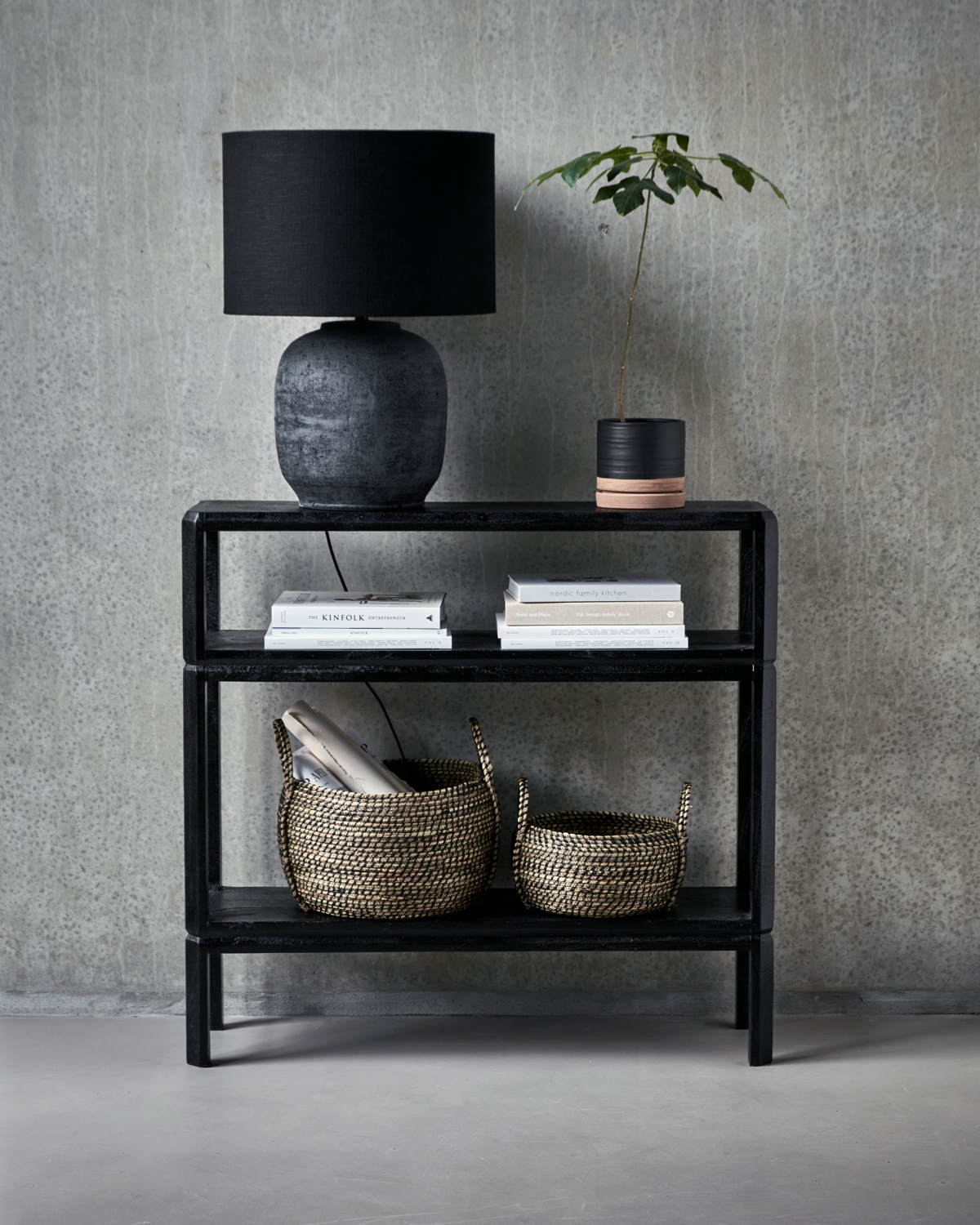 Table console monobloc