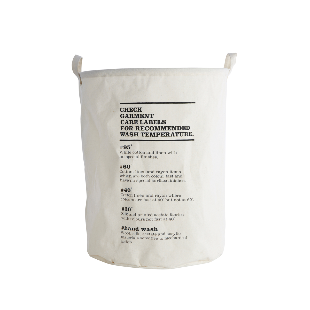 Laundry Basket Wash Instructions