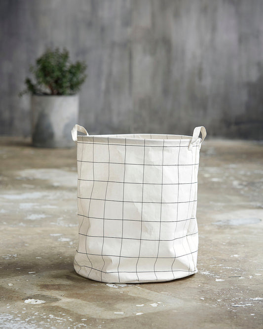 Panier à linge Carrés
