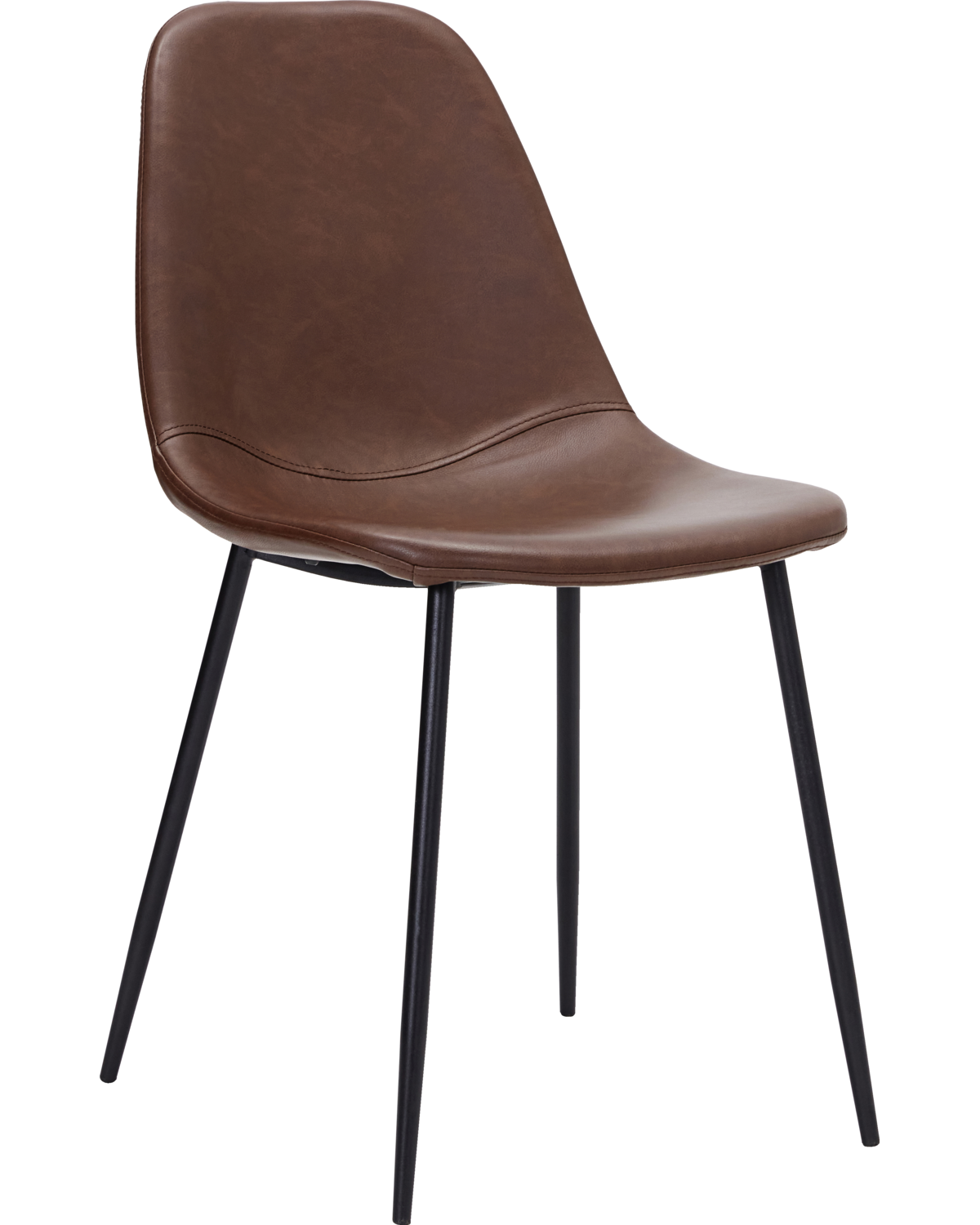 Found Brown Dining Chair