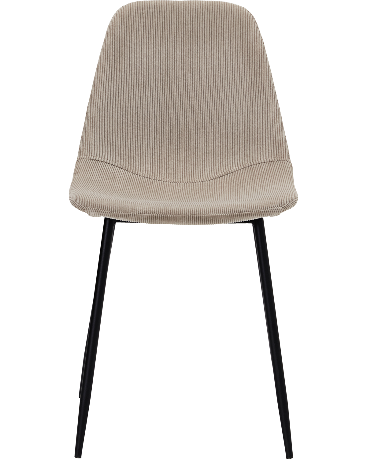 Chaise de salle à manger trouvée en couleur sable