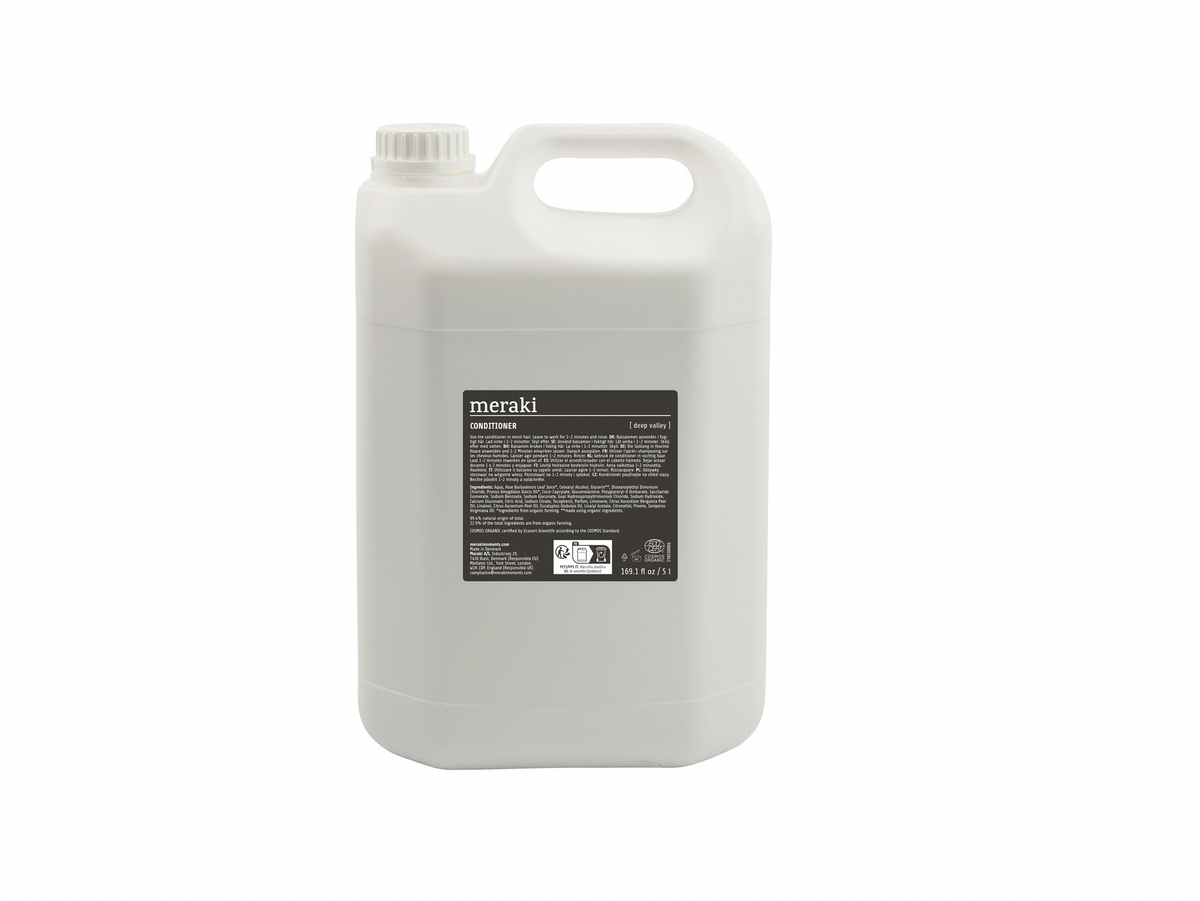 Meraki Deep Valley Conditioner Refill 5 l – Professioneller Hotel-Conditioner mit natürlichem Duft