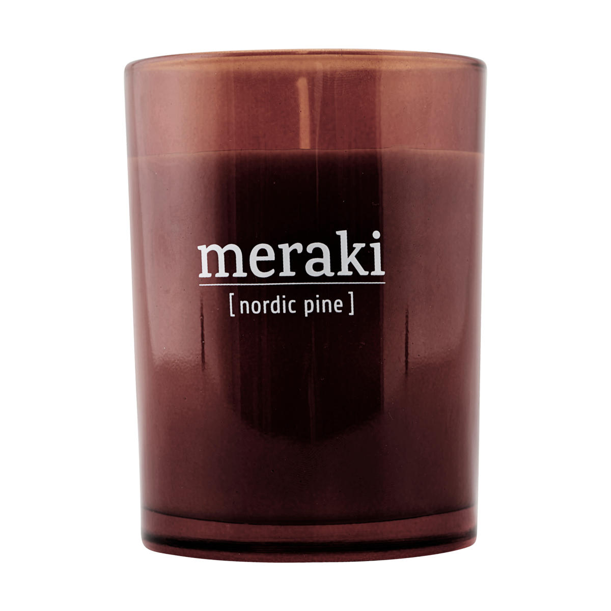 Scented candle, Nordic pine