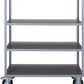 Shelving unit w. 4 wheels, MKTrolley, Grey