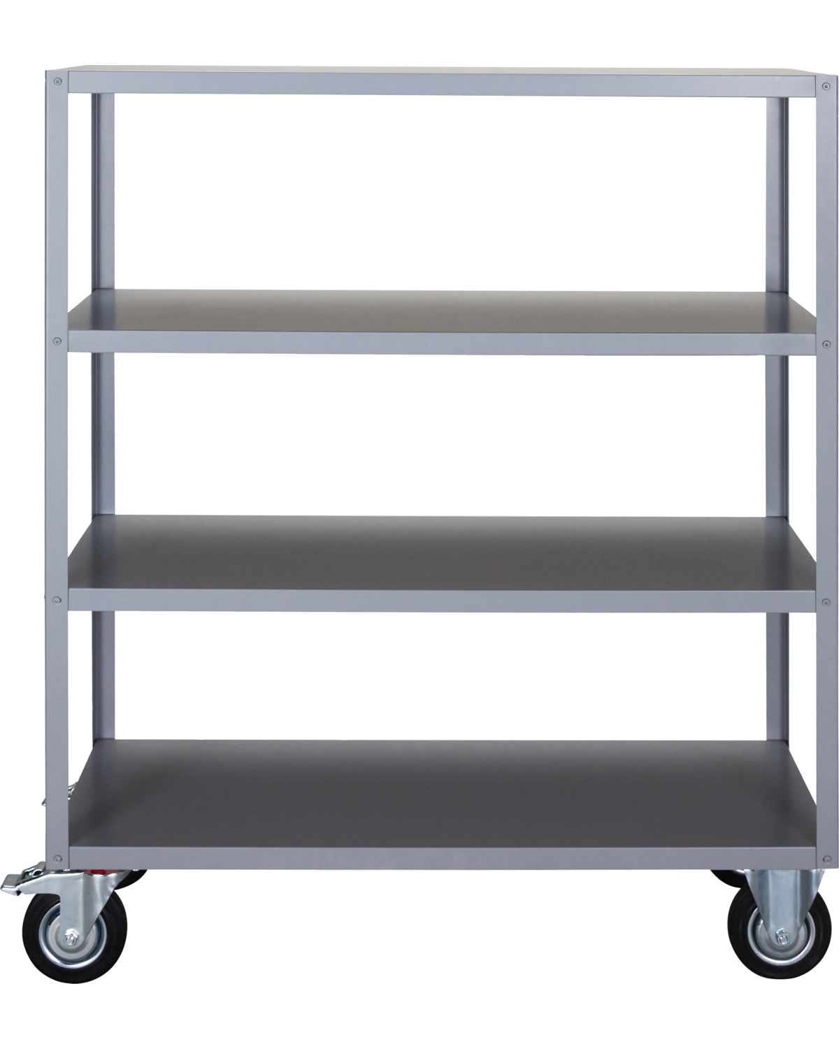 Shelving unit w. 4 wheels, MKTrolley, Grey